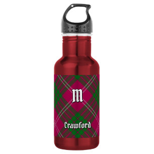 Clan Crawford Tartan RVS Waterfles