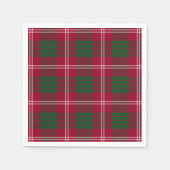 Clan Crawford Tartan Servetten (Voorkant)