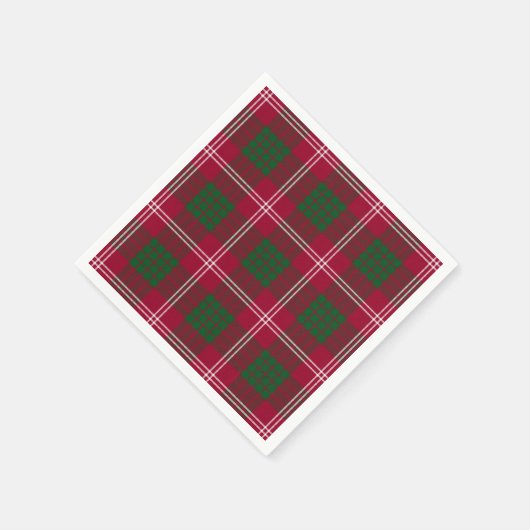 Clan Crawford Tartan Servetten (Hoek)