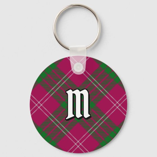 Clan Crawford Tartan Sleutelhanger (Voorkant)