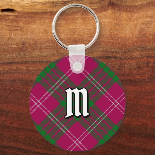Clan Crawford Tartan Sleutelhanger (Voorkant)