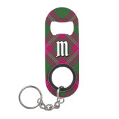 Clan Crawford Tartan Sleutelhanger Bottle Open Mini Flessenopener (Voorkant)
