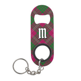 Clan Crawford Tartan Sleutelhanger Bottle Open Mini Flessenopener