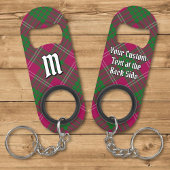 Clan Crawford Tartan Sleutelhanger Bottle Open Mini Flessenopener
