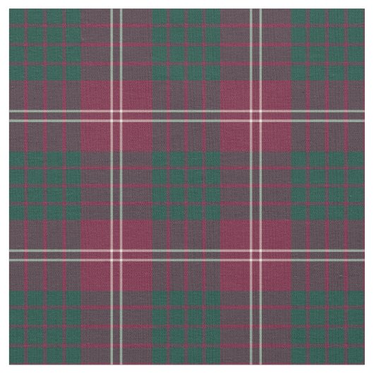 Clan Crawford Tartan Stof (Close Up)