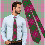Clan Crawford Tartan Stropdas<br><div class="desc">Clan Crawford traditionele tartan met moderne kleuren. Aangepast monogram.</div>