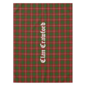 Clan Crawford Tartan Tablecloth Tafelkleed (Voorkant)