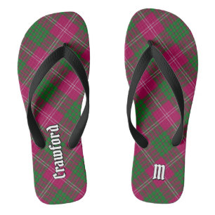 Clan Crawford Tartan Teenslippers