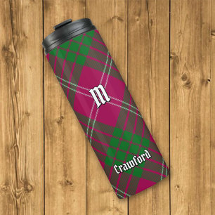 Clan Crawford Tartan Thermal Tumbler Thermosbeker