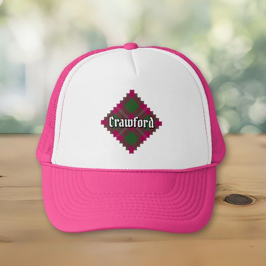 Clan Crawford Tartan Trucker Hat Pet