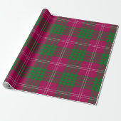 Clan Crawford Tartan Wrapping Paper Cadeaupapier (Uitgerold)