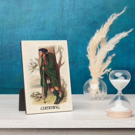 Clan Cumming Clans of Scotland door R. McIan Fotoplaat (Zijkant)