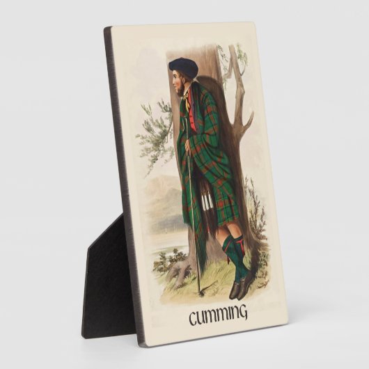 Clan Cumming Clans of Scotland door R. McIan Fotoplaat (Zijkant)