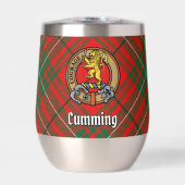 Clan Cumming Crest over Tartan (Voorkant)