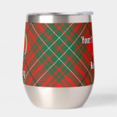 Clan Cumming Crest over Tartan (Links)