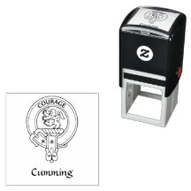 Clan Cumming Crest Rubber Stamp