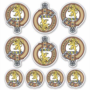 Clan Cumming Crest Sticker Set