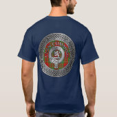 Clan Cumming Crest & Tartan Knot T-Shirt (Achterkant)