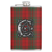 Clan Cumming Cummings Red Tartan Scottish Heupfles (Voorkant)