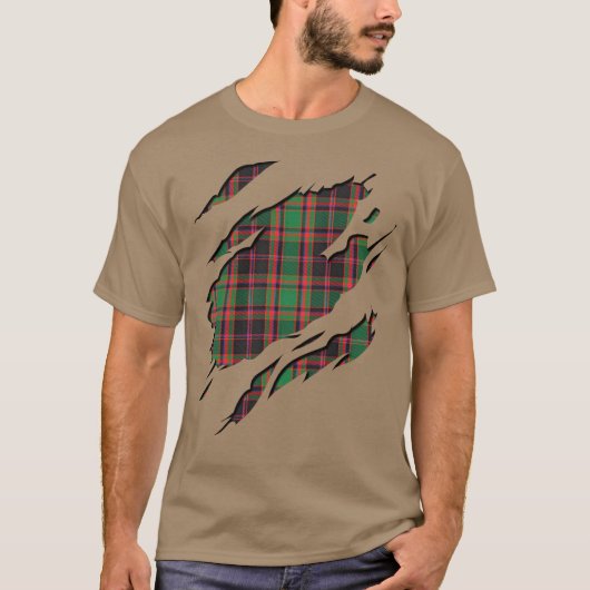 Clan Cumming Hunting Tartan Pset Effects T-shirt (Voorkant)