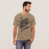 Clan Cumming Hunting Tartan Pset Effects T-shirt (Voorkant volledig)
