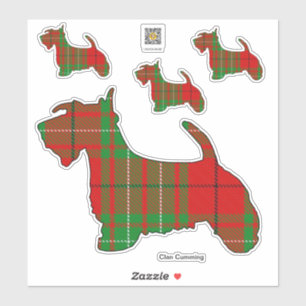 Clan Cumming Scottie Sticker