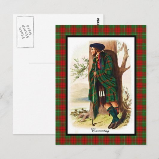 Clan Cumming Scottish Dreams Briefkaart (Voorkant / Achterkant)