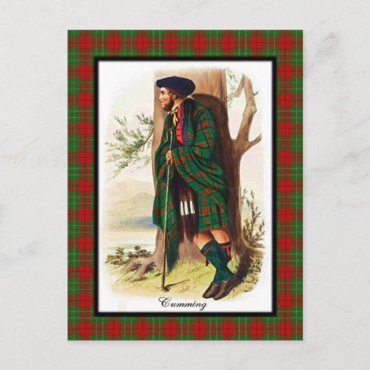 Clan Cumming Scottish Dreams Briefkaart (Voorkant)