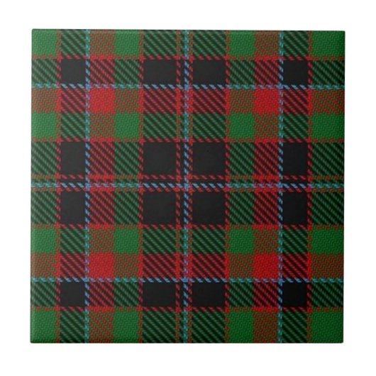 Clan Cumming Scottish Expressions Hunting Tartan Tegeltje (Voorkant)