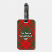 Clan Cumming Tartan Bagagelabel (Achterkant verticaal)