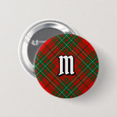 Clan Cumming Tartan Button (Voorkant /achterkant)