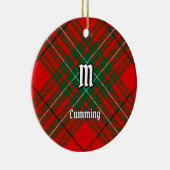Clan Cumming Tartan Keramisch Ornament (Rechts)