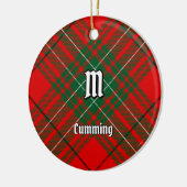Clan Cumming Tartan Keramisch Ornament (Links)