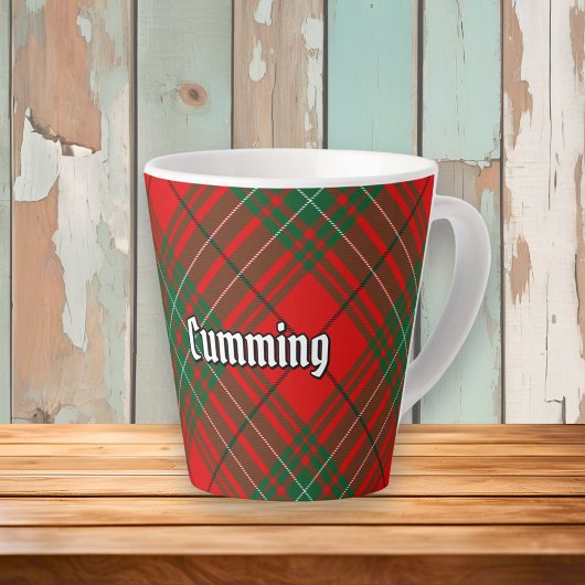 Clan Cumming Tartan Latte Mok
