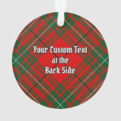 Clan Cumming Tartan Ornament (achterkant)