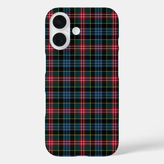 Clan Cumming Tartan Red, Blue en Green Pset Case-Mate iPhone Case (Achterkant)