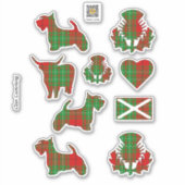 Clan Cumming Tartan Sticker (Voorkant)