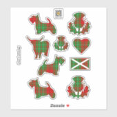 Clan Cumming Tartan Sticker (Vel)
