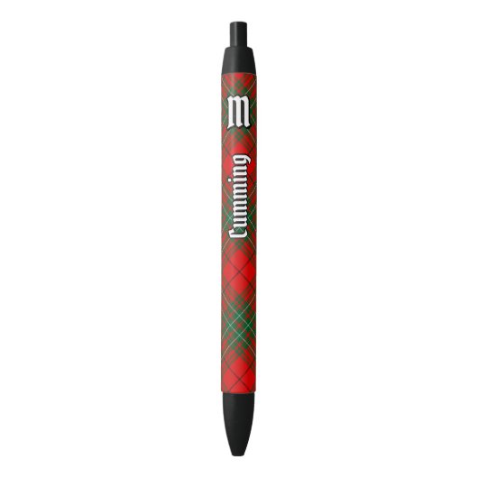 Clan Cumming Tartan Zwarte Inkt Pen (Voorkant Verticaal)