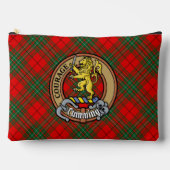 Clan Cumming Wapen over Tartan Etui (Voorkant)