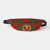 Clan Cumming Wapen over Tartan Heuptasje (Voorkant)