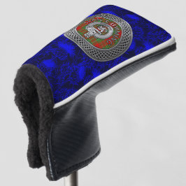 Clan Cumming Wapenschild & Schotse Knoop op Distel Golfheadcover