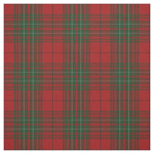 Clan Cummings Red Tartan Pset Fabric Stof (Swatch)