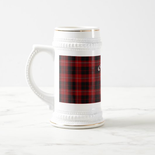 Clan Cunningham Badge & Tartan Bierpul (Links)