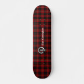 Clan Cunningham Badge & Tartan Persoonlijk Skateboard (Voorkant)