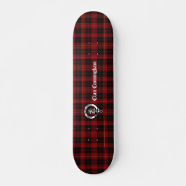 Clan Cunningham Badge & Tartan Persoonlijk Skateboard