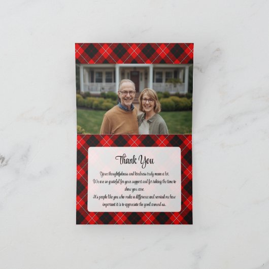 Clan Cunningham Crest over Tartan (Binnen)