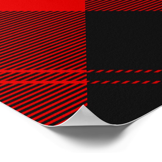 Clan Cunningham Crest over Tartan Poster (Hoek)