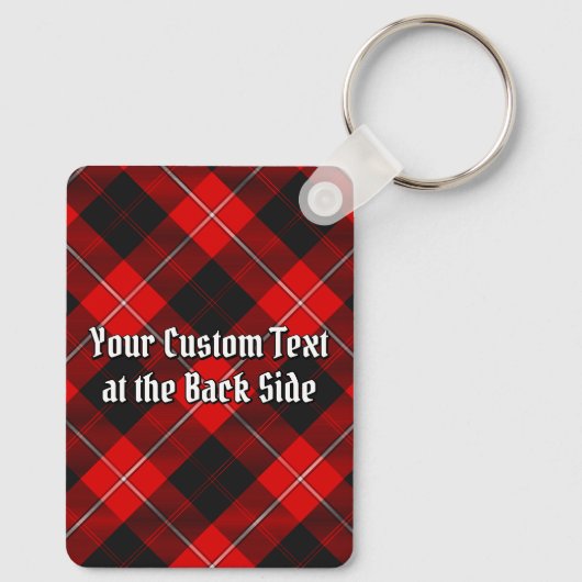 Clan Cunningham Crest over Tartan Sleutelhanger (Achterkant)