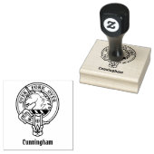 Clan Cunningham Crest Rubber Stamp Rubberstempel (Gestempeld)